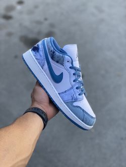 Jordan 1 Low Washed Denim Size 7y