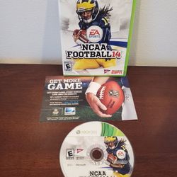 NCAA Football 14 Microsoft Xbox 360 Classic Sports Video Game No Manuel