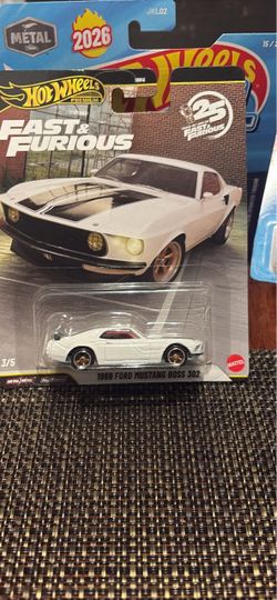 2024 Hot Wheels Fast & Furious 1969 Ford Mustang Boss 302 , Free Shipping !