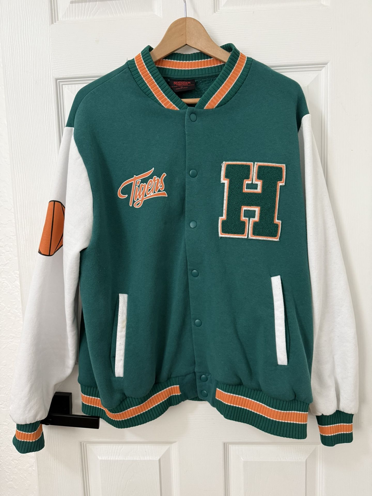 Stranger Things Hawkins Tigers Jacket
