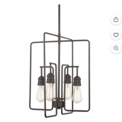 Kira Home Roanoke 4-light modern farmhouse chandelier