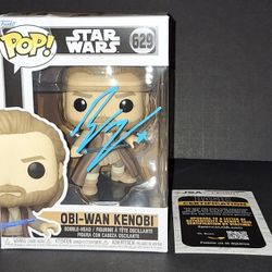 🔥 Ewan McGregor autographed Funko JSA COA🔥