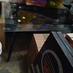 Black Glass Dining Room Table 