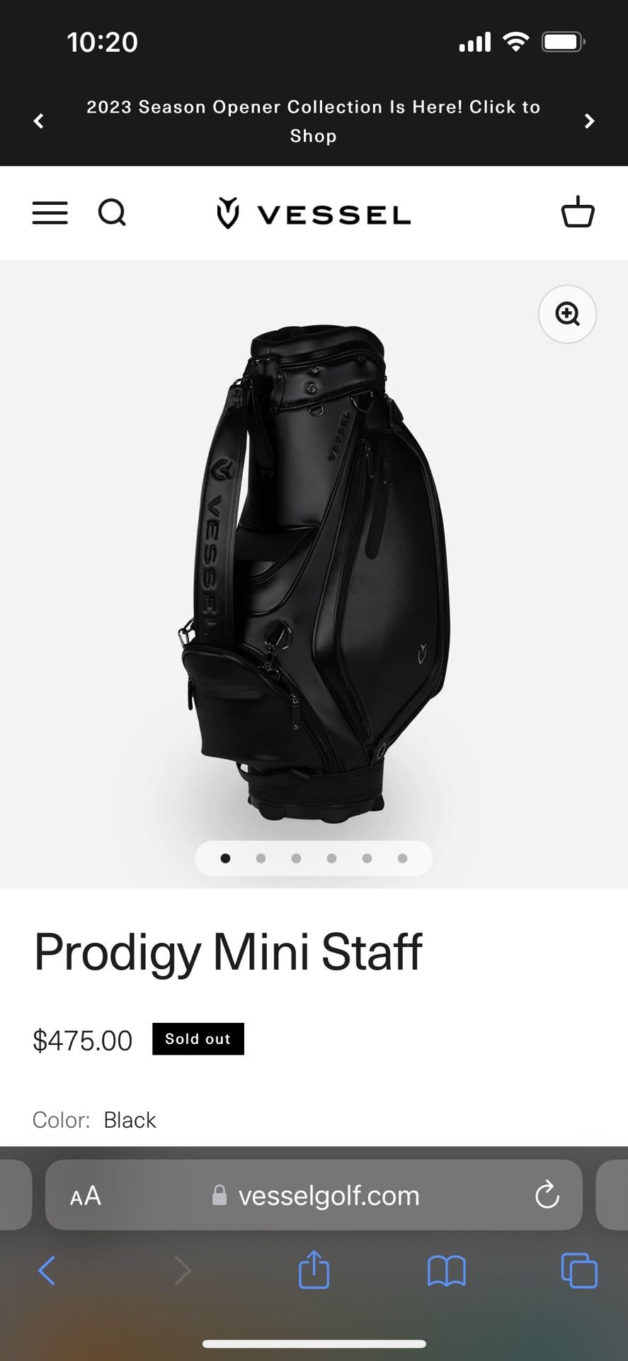 Buy Vessel Prodigy Mini Staff Bag Online India