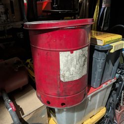 VINTAGE INDUSTRIAL WASTE/GARBAGE CAN 