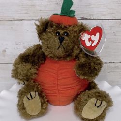 VTG Ty The Attic Treasures Collection “Peter” The Pumpkin Bear