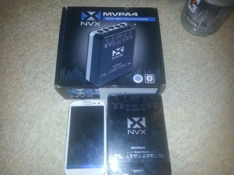 Nvx Mvp4a 4 channel car amplifier 400 rms watts!!