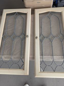 Beautiful glass doors for cabinets, wardrobe, or hutch