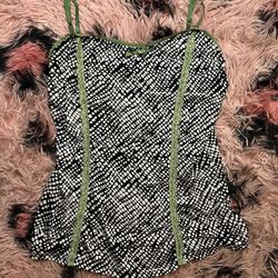y2k corset top