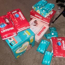 Diapers and Wipes For Sell