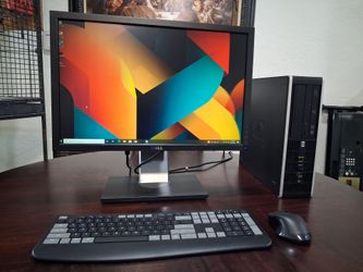 Hp desktop computer windows 10. good working condition.  AMD Athlon 824 processor.   4gb ram.  64 bit operating system.   dvd reader.   3 Ghz.  160  g