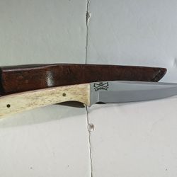 Hand Made Custom Bone Handel Knife