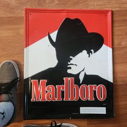 Vintage Metal Tin Advertising Sign 