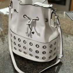 Patricia Nash White Leather Handbag