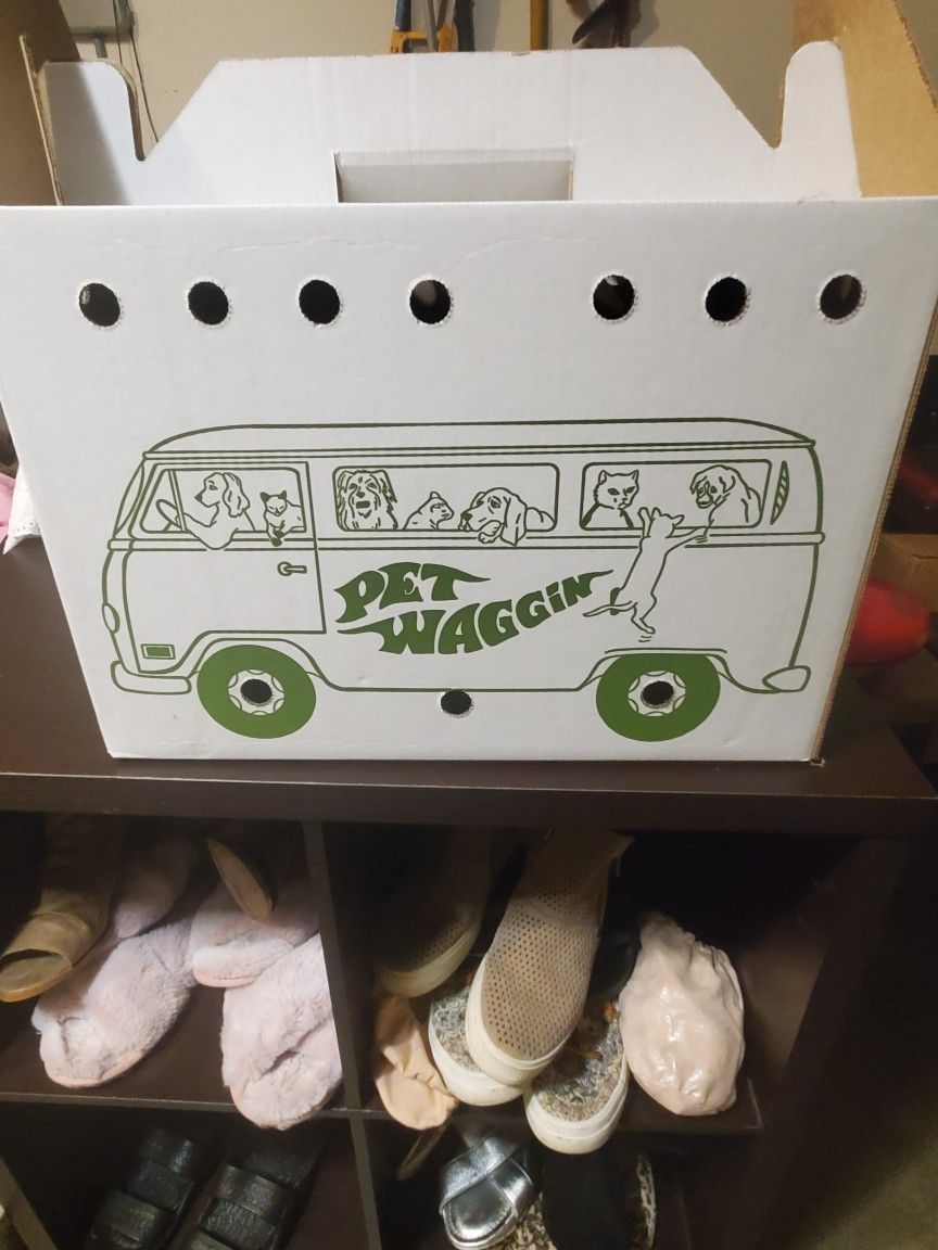 Cardboard Pet Carrier For A Small Pet