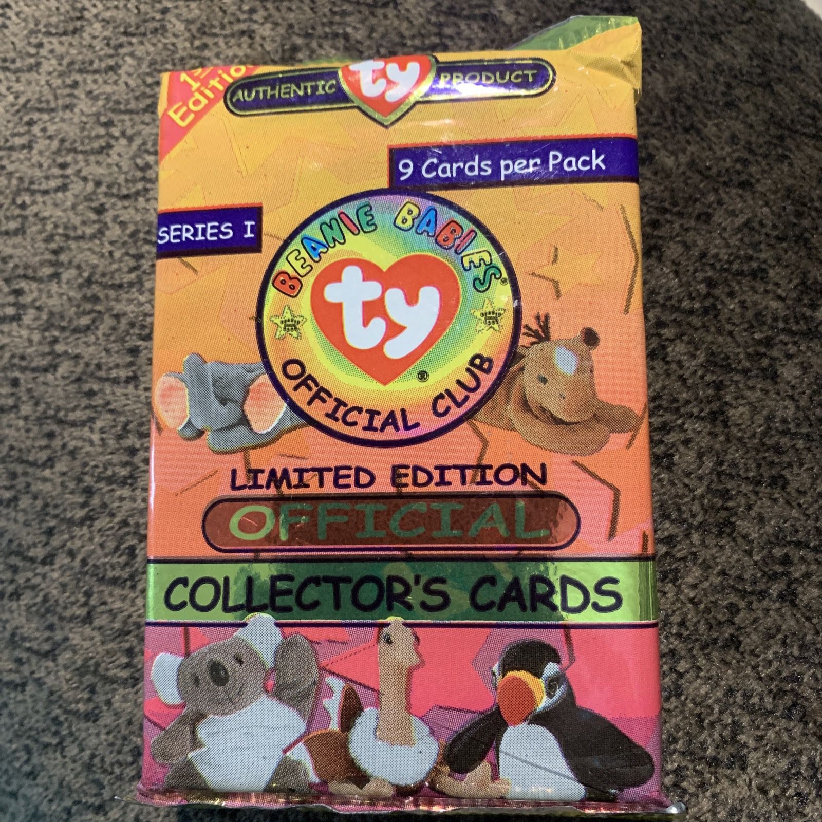 Beanie babies 1st Edition Collector Cards