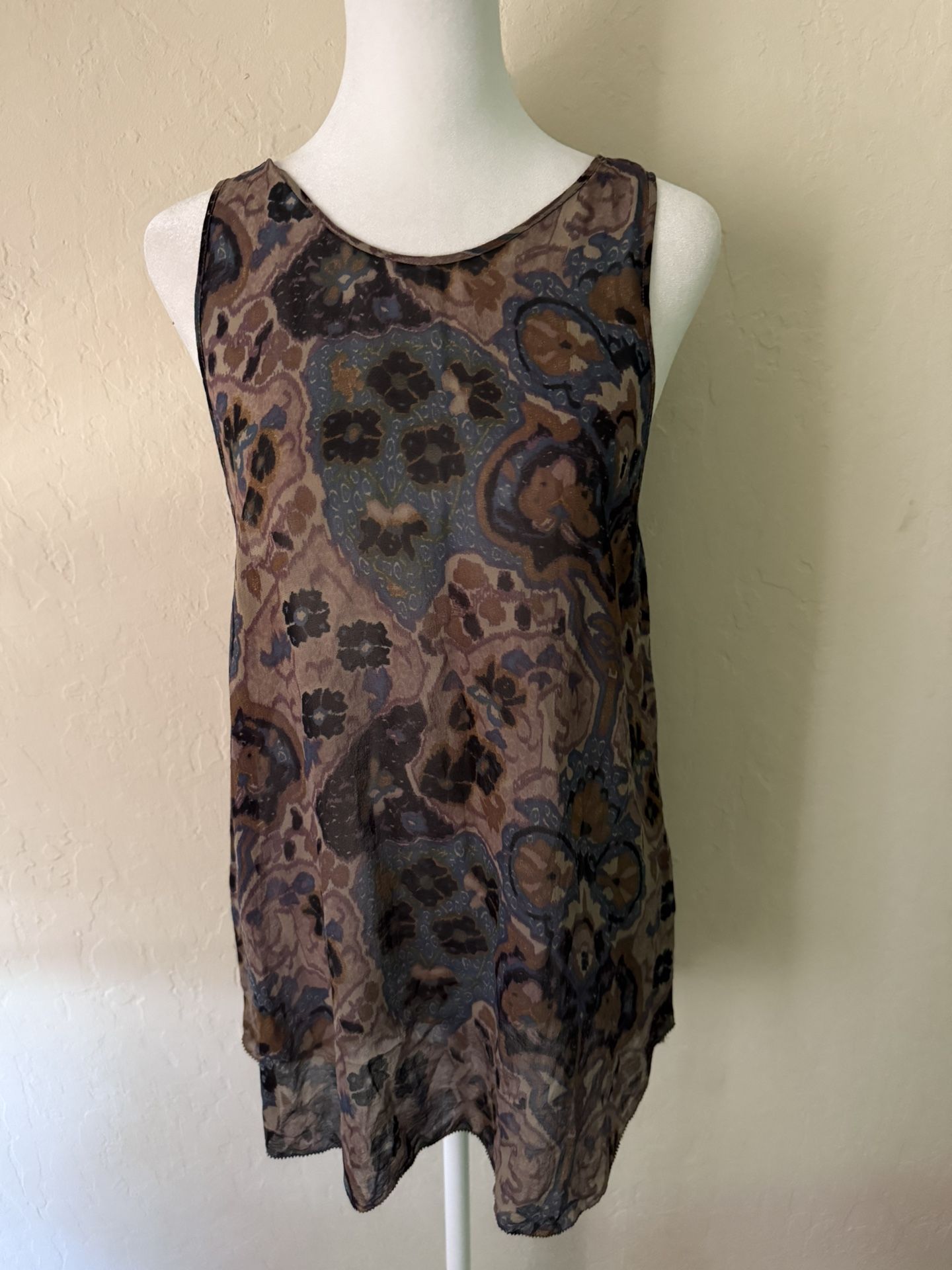 Boho tunic tank top
