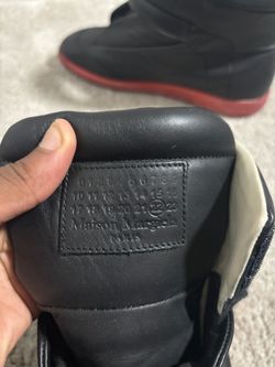 Maison Margiela Black Leather Sneakers