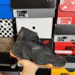 Lebron 13 Black Lion size 10 USED But Clean 