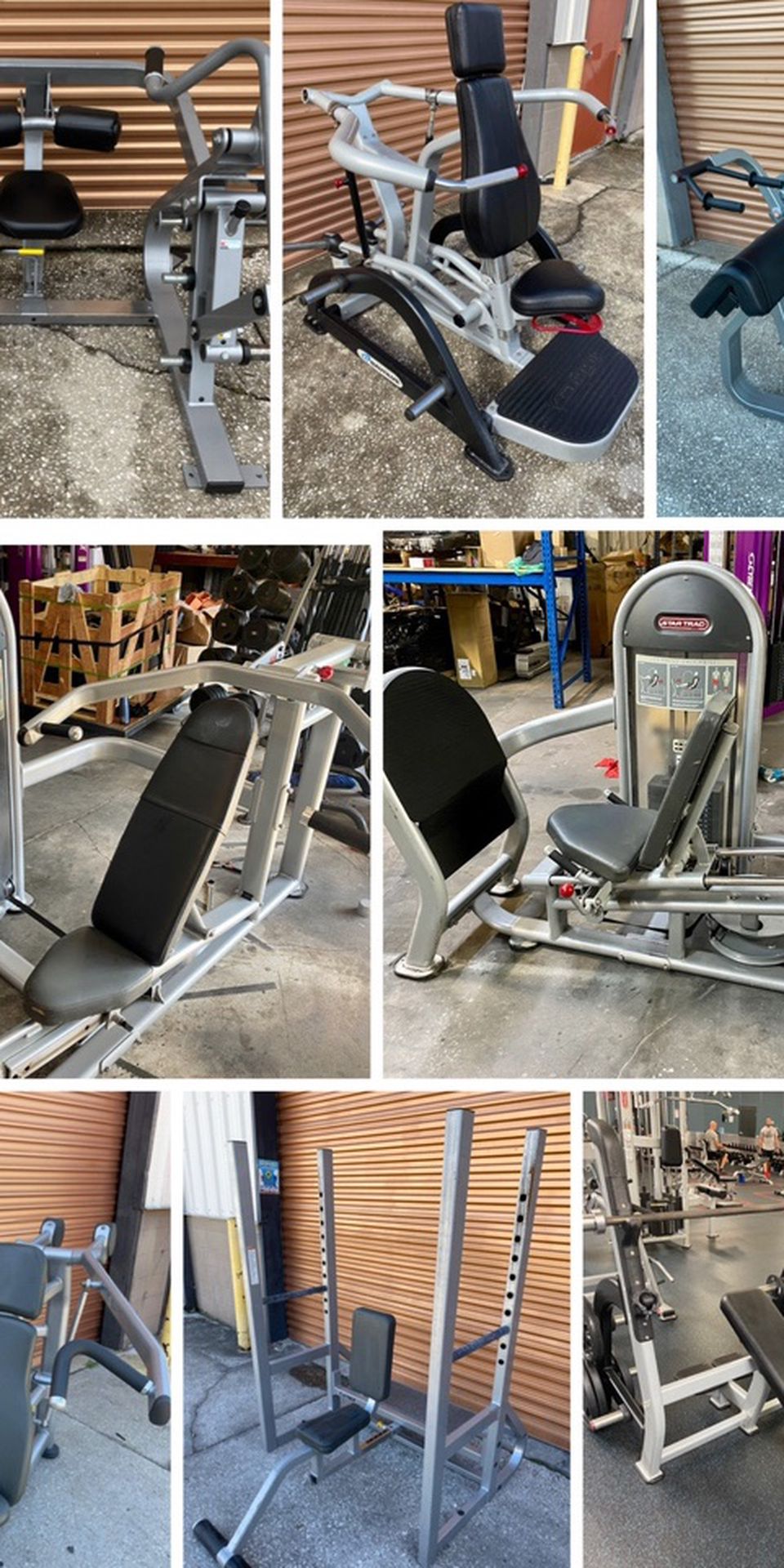 Huge Sale! Gym Equipment, Lat, Chest & Smith Machines, Leg Press, Lat Pull, Row, Shrug, Olympic Weight, Dumbbells
