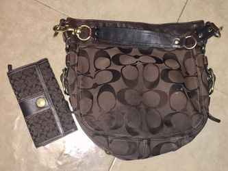 Coach bag and wallet