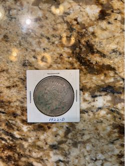 1922-D Peace Dollar