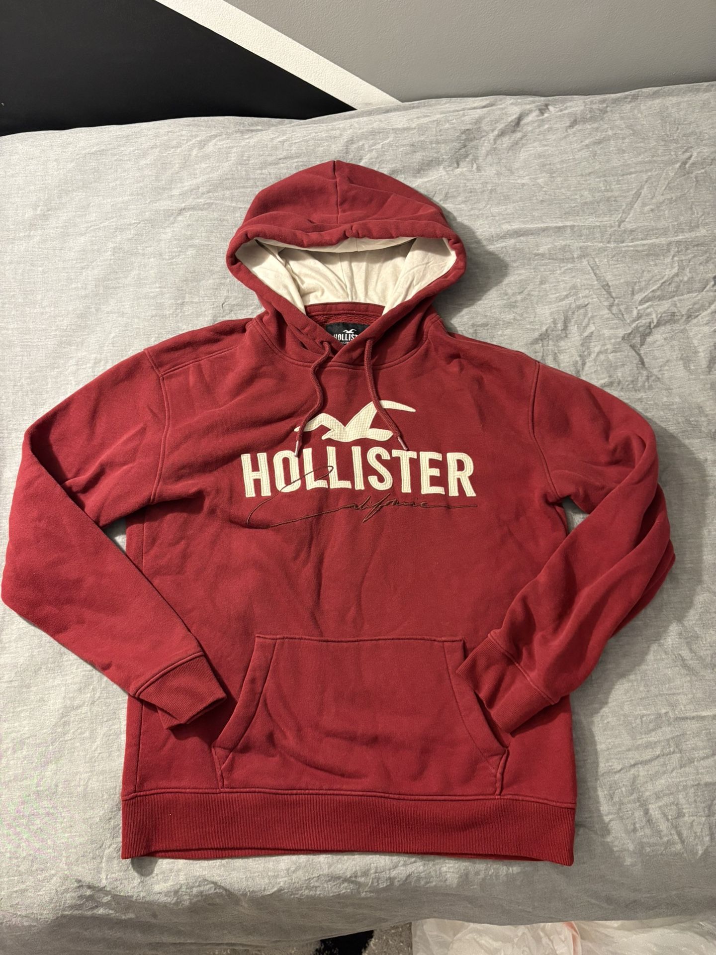 Red hollister hoodie