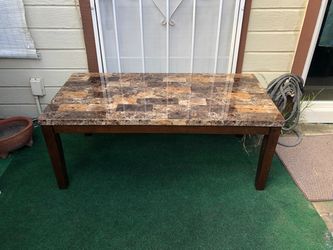 Faux Marble Table