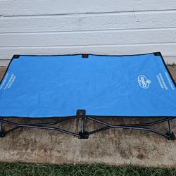 Regalo My Cot® Portable Toddler Bed, Royal Blue, 48x24x9 Inch