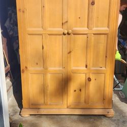 Wooden Hutch/Desk/Closet