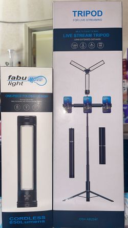 Cordless Light And Tripod