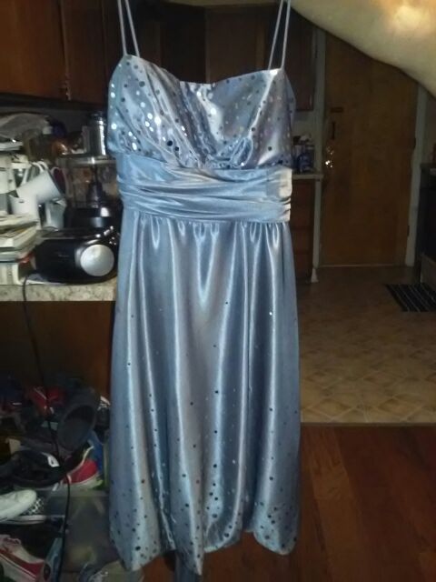 Siver party dress