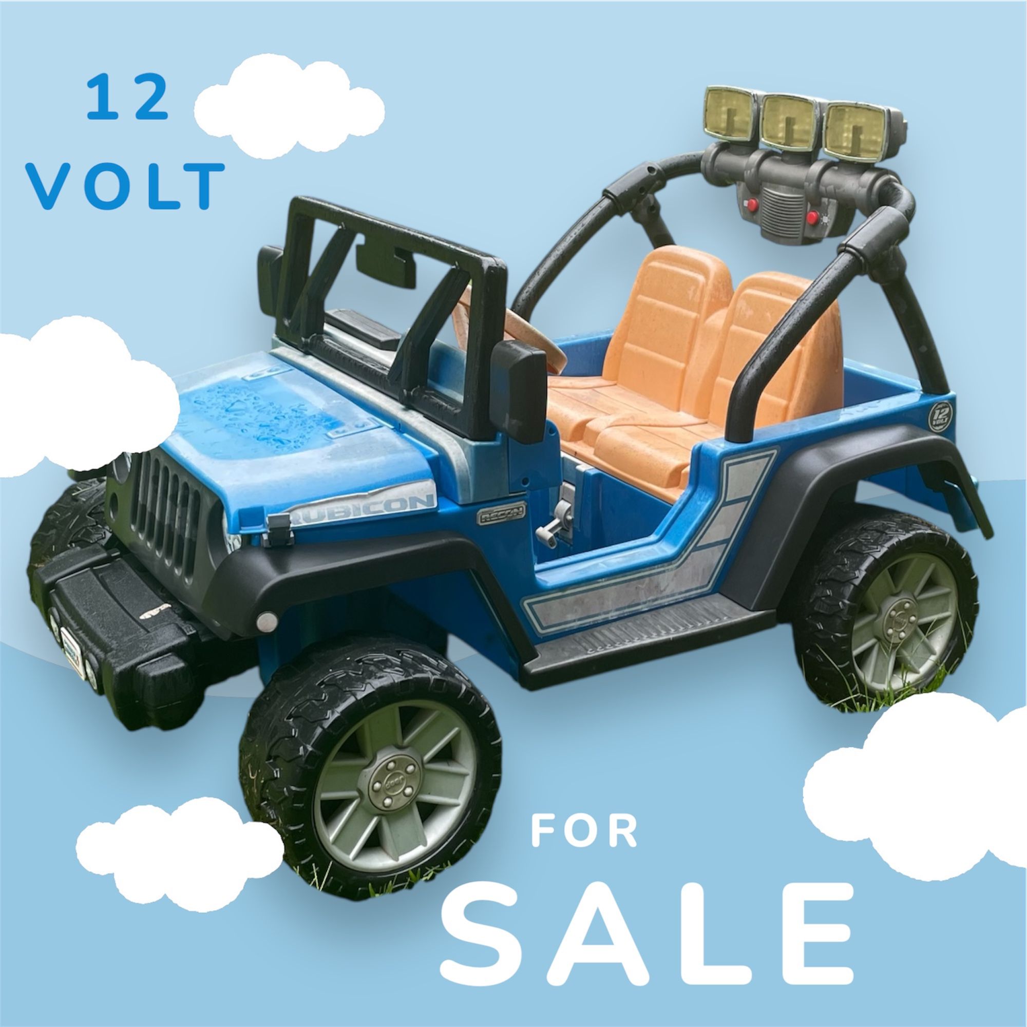 12 Volt Ride-On Jeep Rubicon 