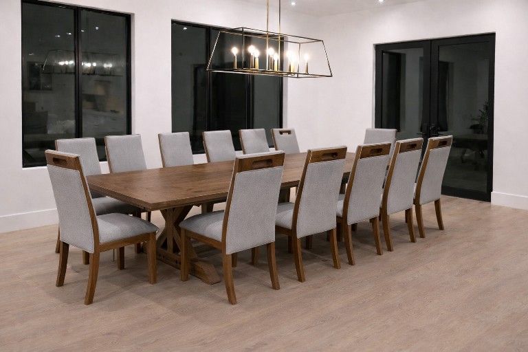 Custom Designed Farmhouse Dining Tables.