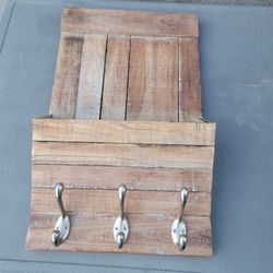 Wooden Mail, Key, Jacket Holder Made In India