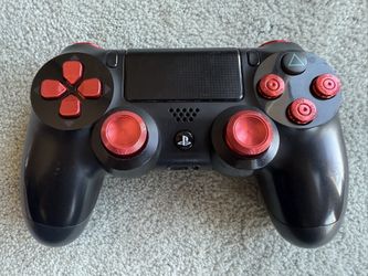 ***NO TRADES!!!*** black DualShock 4 controller with replacement buttons ***NO TRADES!!!***