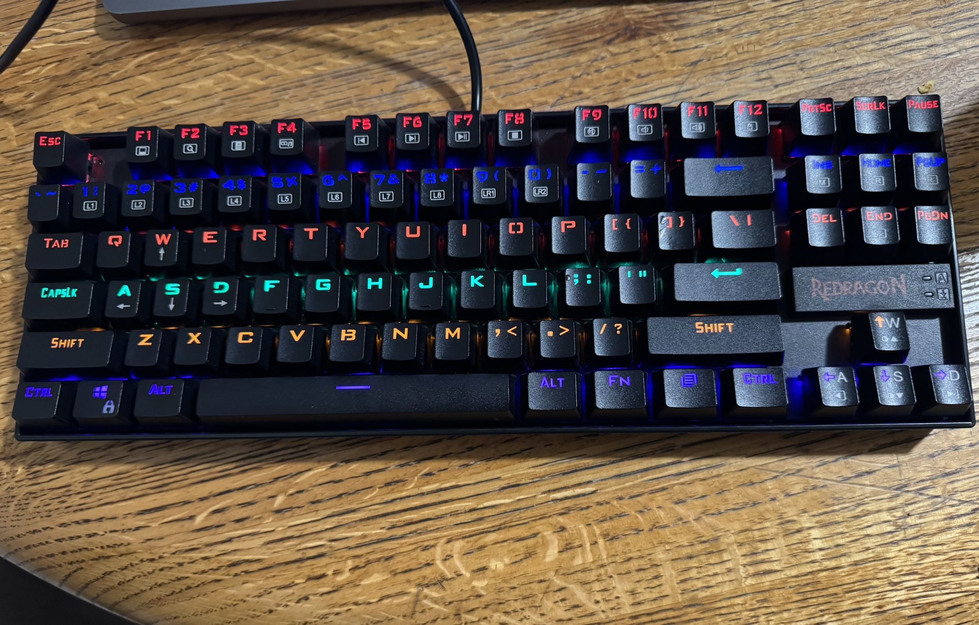 Red Dragon Kumara K552 – Compact RGB Gaming Keyboard Excellence