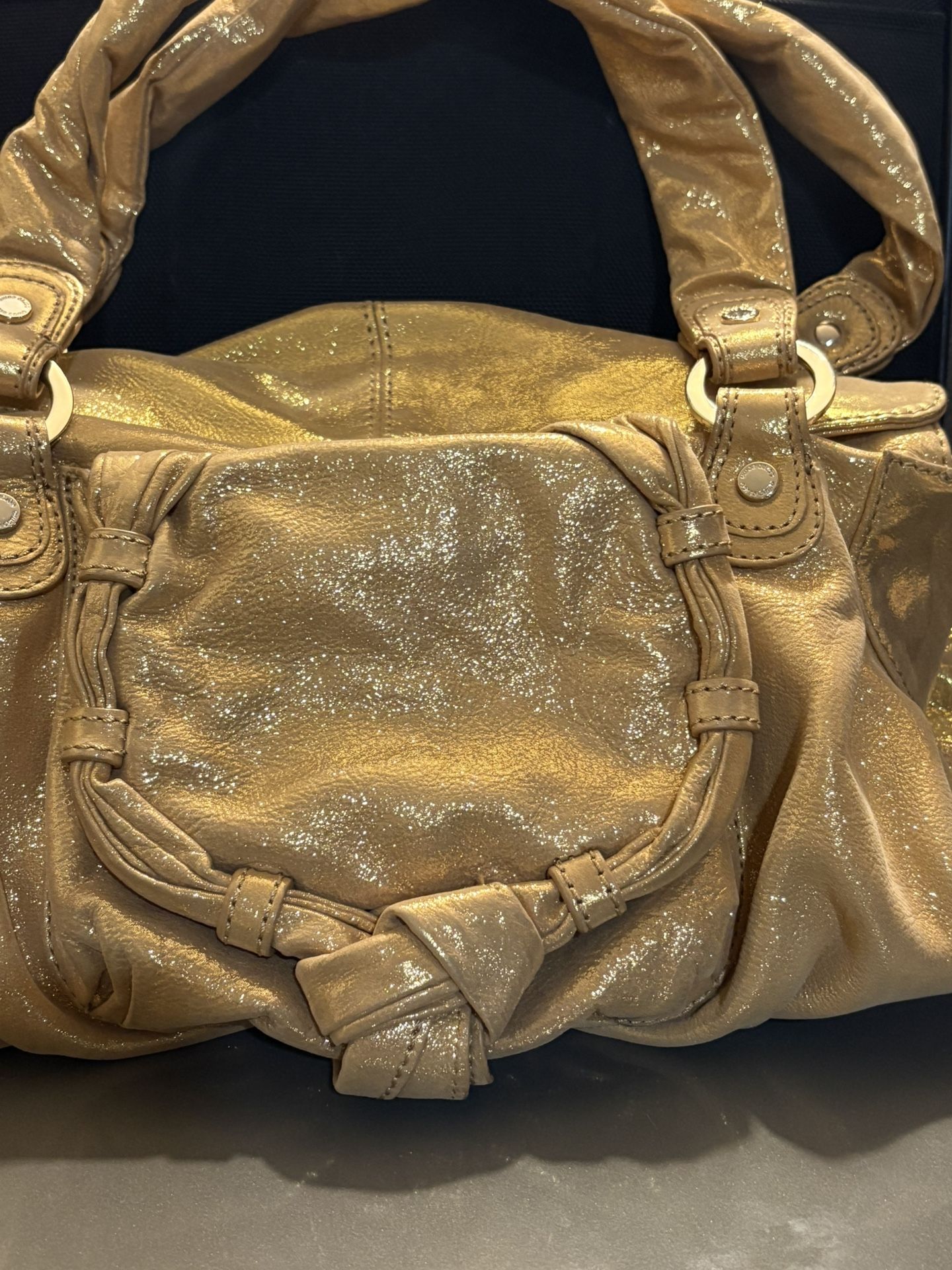 Gold Corso Como Leather Purse
