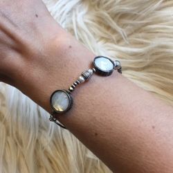Sterling Silver J & I Bracelet 