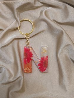 Handmade resin keychain