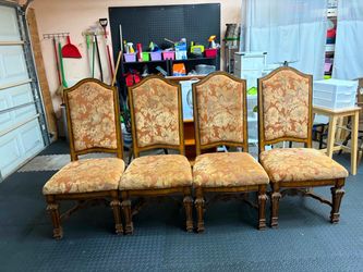Set of 4 Upholstered Dining Chairs