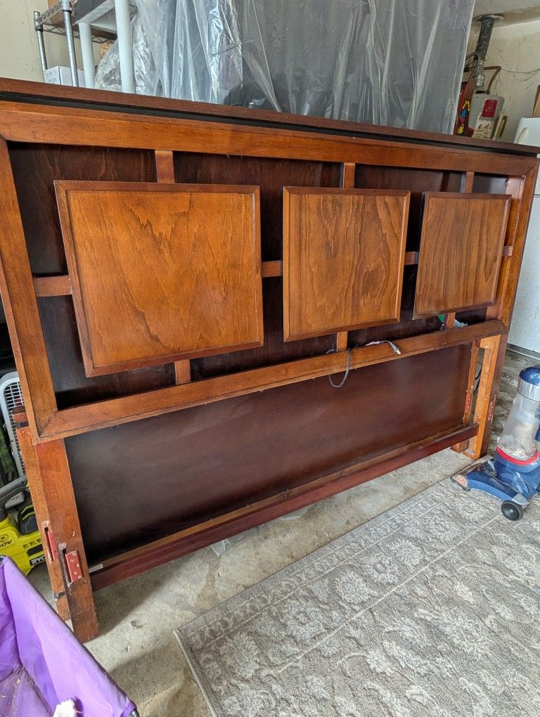 King Size Bed Frame With Lights Also Come With Box Springs