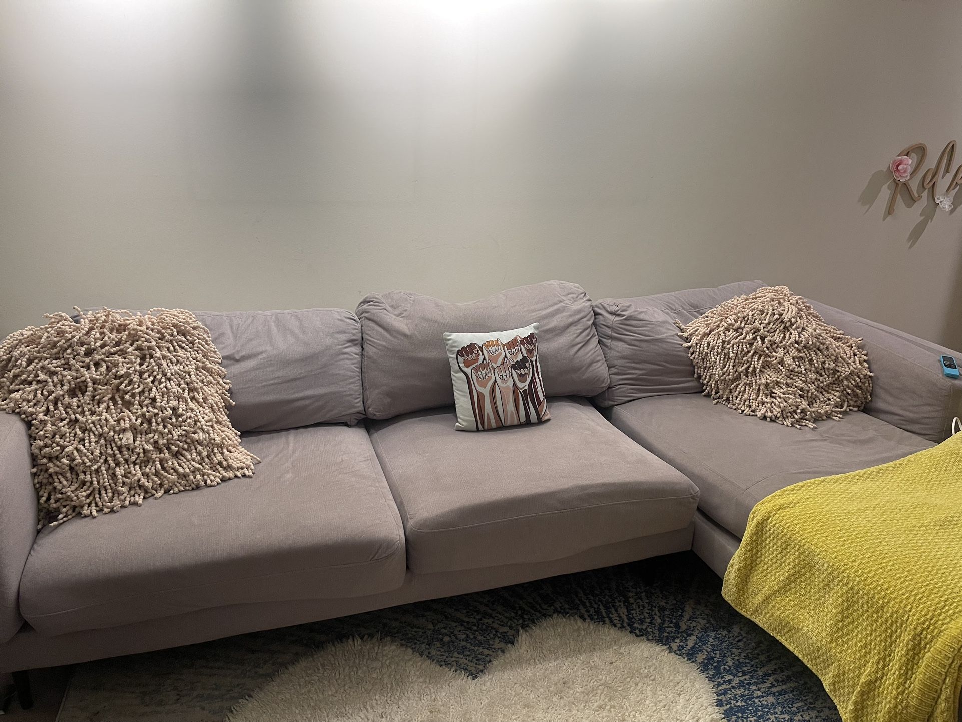 Grey Sectional For Sale!