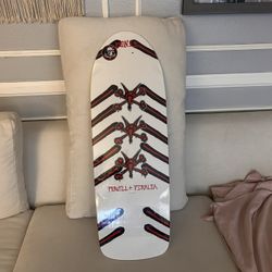  Powell Peralta OG Rat Bones Skateboard Deck, White - 10 x 30