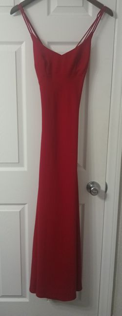 Red Maxii Fitted Gown
