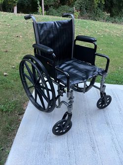 Black Manual Wheelchair