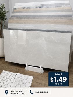 Porceain tile rectified