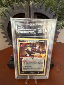 Pokemon 2021 Greninja S&S Black Star Promo tag 10