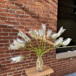 Silk Calla lilies Wedding bouquet arrangement