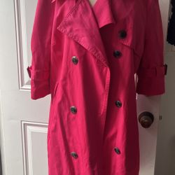 Pink Trenchcoat Size XL 